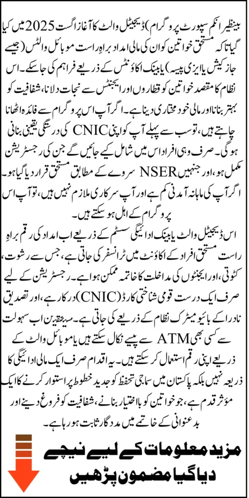 BISP Digital Wallet and Bank Payment System Launched – August 2025 Complete Guide