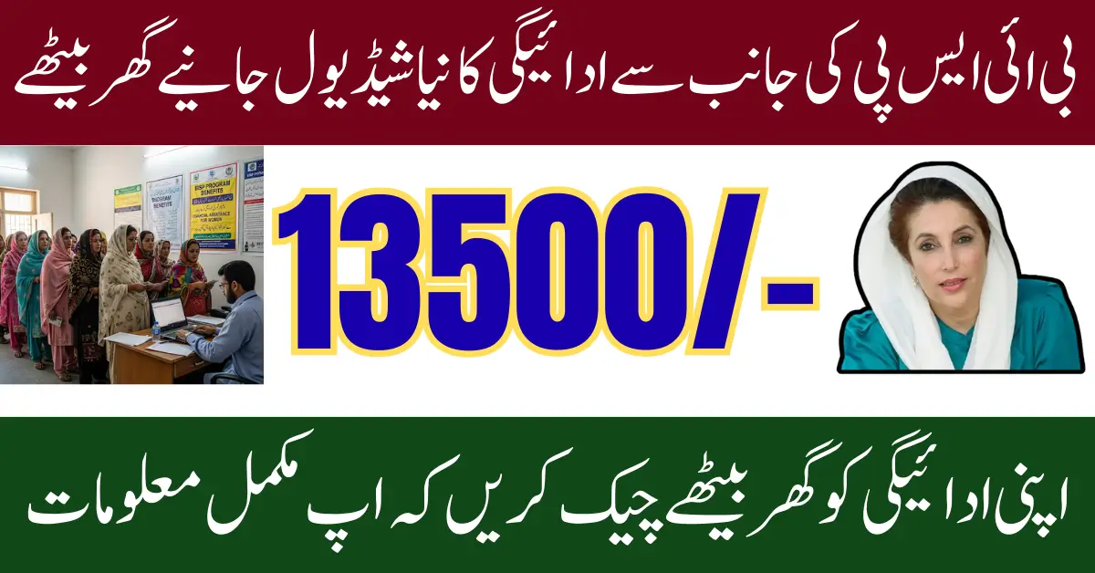 BISP Survey 2025 Beneficiary Payment Complete Payment Schedule & Full Details Step By Step
